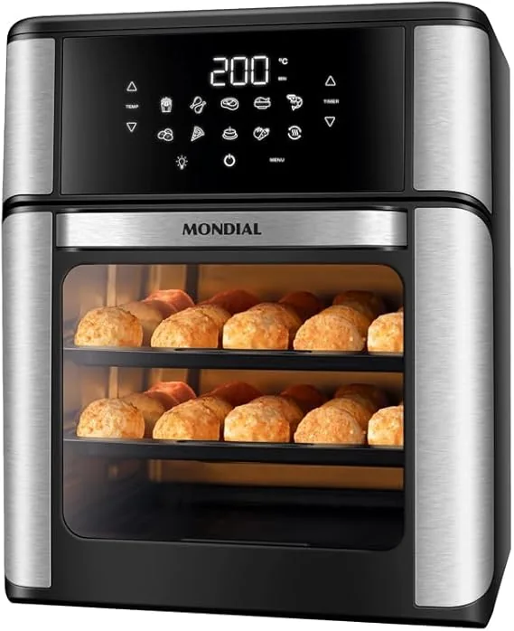 Air Fryer Mondial 12L preta
